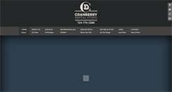 Desktop Screenshot of cranberrydental.net